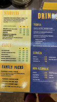 Tacodeli menu