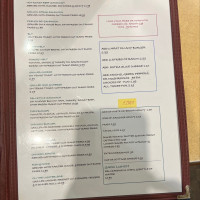 Village Inn menu