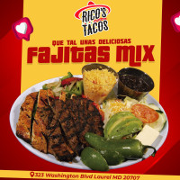 Rico's Tacos food