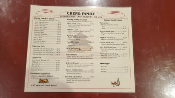 Cheng Family menu