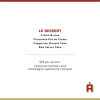 Avert Brasserie food