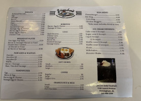 Jimbo's Soda Fountain menu