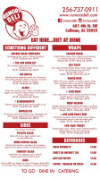 Hank's Sports Rumors Deli menu