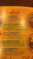 Margarita Loca Grill menu