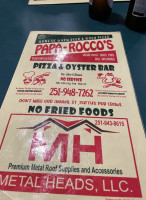 Papa Rocco's food