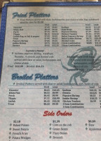 The Pacific Bay Steak Seafood menu