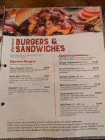 Famous Dave's B-que menu