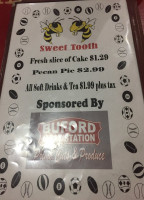 Buford Sports Cafe menu