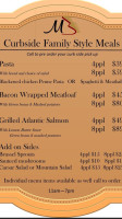 Mountain Branch Grill Pub menu