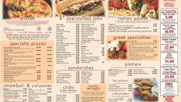 Pizza Palace menu