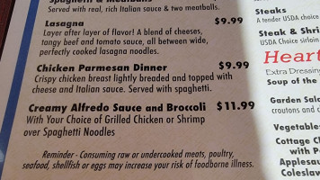 Punxy Phil's Family menu