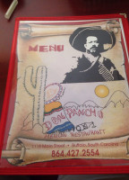 Don Pancho Mexican menu