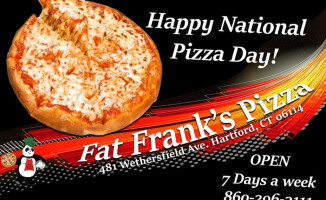 Fat Franks Pizza food