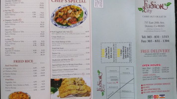 Gold Panda Asian Cuisine menu