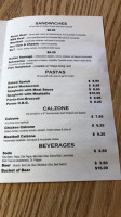 Bommaritos Pizzeria menu