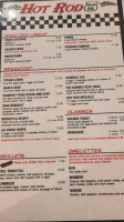 Hot Rod Cafe menu