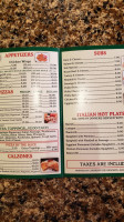 Ray's Pizza menu