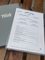 The Wooly menu