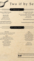 Two If By Sea menu