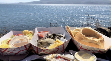 The Fish Peddler At Pacific Oyster food