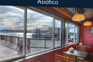 Asiatico Waterfront Fusion Sushi inside