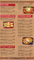 Las Ranitas Mexican menu