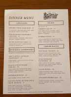 Franconia Inn menu