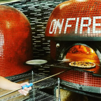 On Fire Pizza food