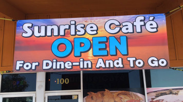 Sunrise Cafe food