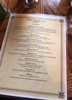 Town House Cafe menu