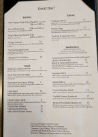 Pacific menu