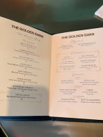 The Golden Swan menu