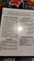 Delicioso Mexican menu