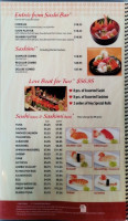 Sakura's Sushi And Grill menu