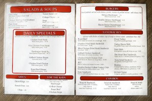 Livingston's Cafe menu