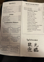 Gee's Family menu