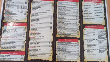 Golden Crown menu