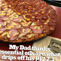 Abby's Legendary Pizza food