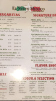 El Nuevo Mexico menu