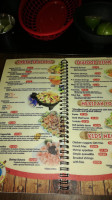 Mariscos El Navegante menu