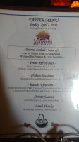 Manzanita menu