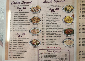 No. 1 China Garden menu