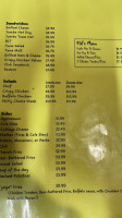 Rosie's (formerly Mema's) menu