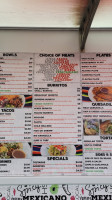 Taqueria: La Fogata menu