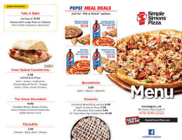 Simple Simon's Pizza food