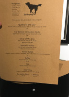 Jaxdog Café Books menu