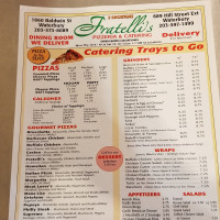 Baldwin Pizza menu