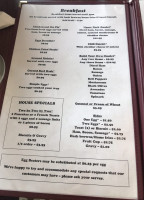 Upper Deck menu