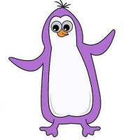 Purple Penguin Premium Frozen Yogurt food