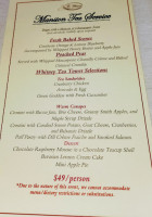 The Whitney menu